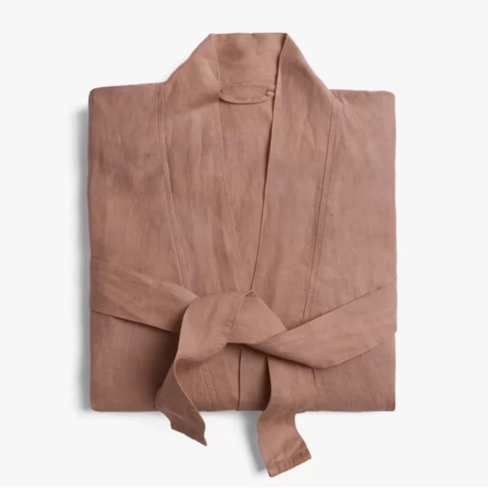 Parachute Linen Robe Clay - Picture 2 of 9